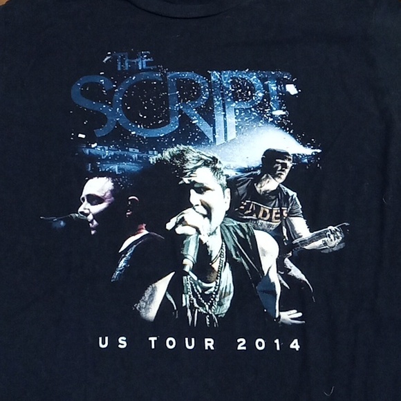 The Script Tour Tshirt - Picture 2 of 5